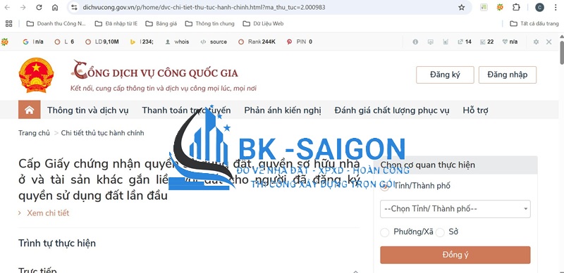 Quy Trình, Thủ Tục Cấp Đổi Sổ Đỏ TP. HCM