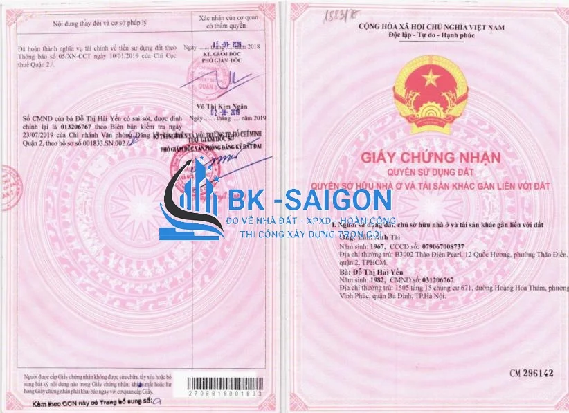 Dịch Vụ Làm Sổ Đỏ Nhà Bè, TP.HCM Uy Tín – Trọn Gói, Nhanh Chóng