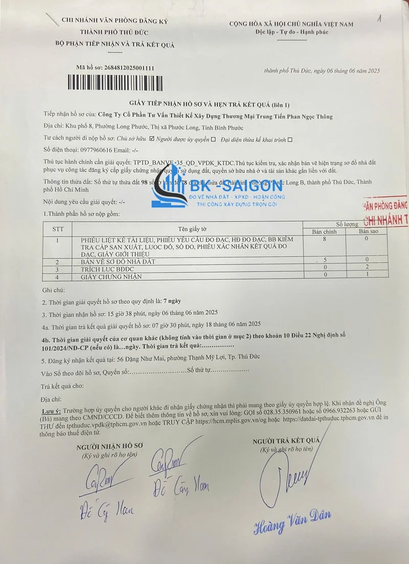 Dịch Vụ Làm Giấy Tờ Nhà Đất Phường Cát Lái, Tp.HCM