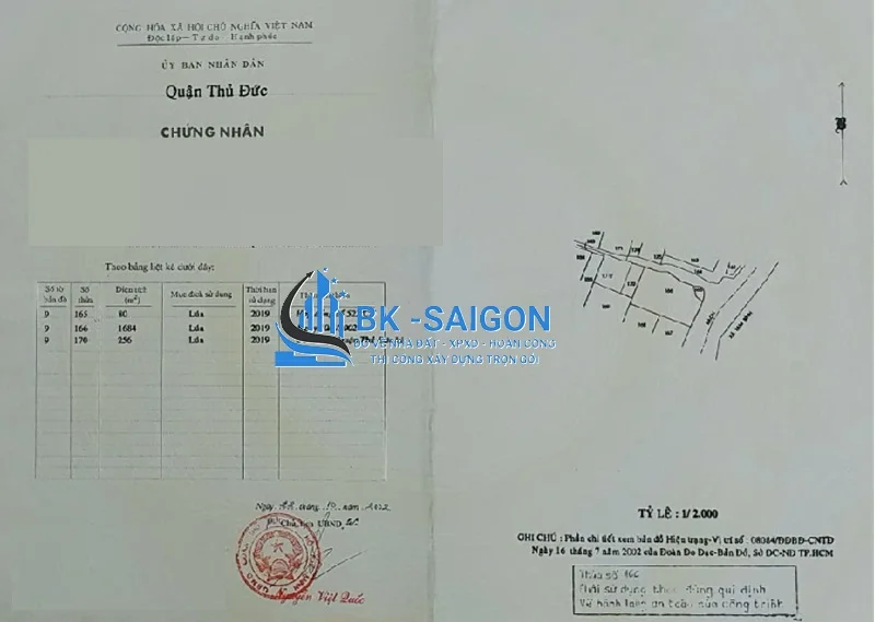 Dịch Vụ Làm Giấy Tờ Nhà Đất Phường Hiệp Bình, Tp.HCM