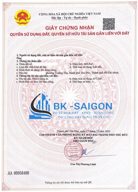 Dịch vụ làm sổ đỏ Thủ Đức