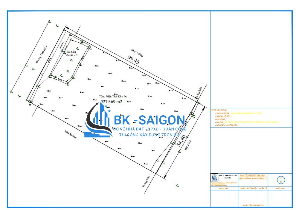 Dịch vụ đo vẽ bản đồ địa hình tại TP. HCM uy tín, giá tốt