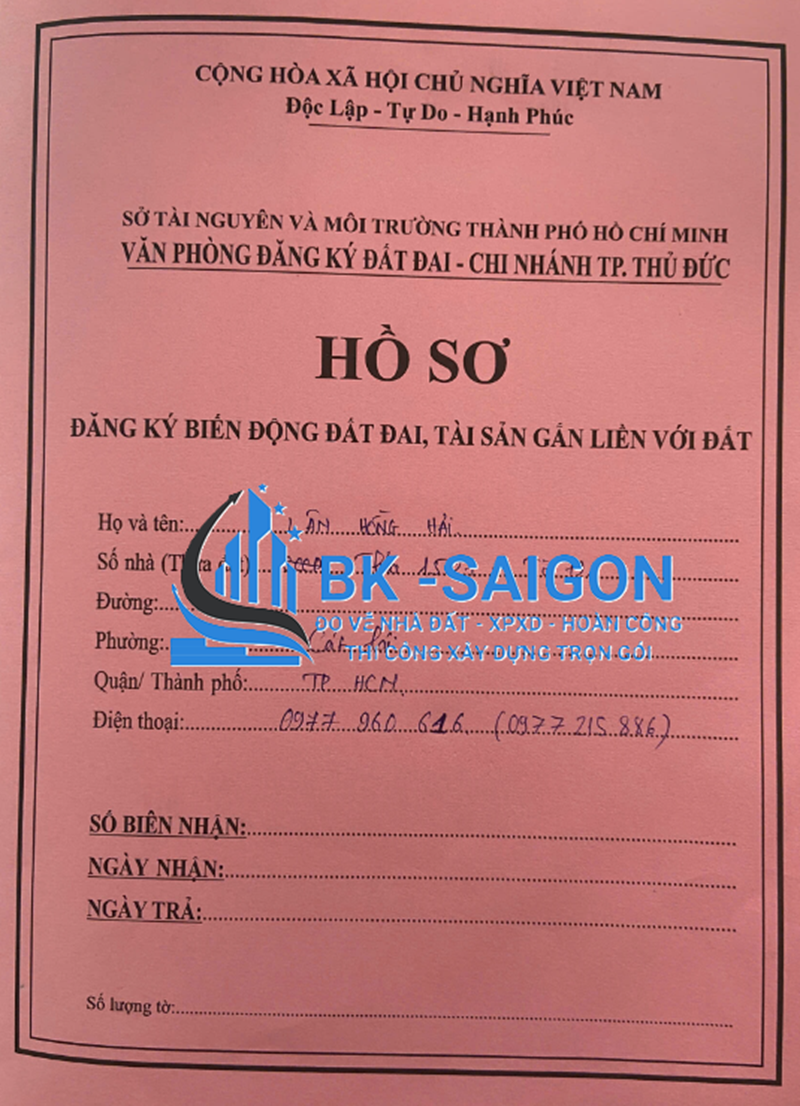 DỊCH VỤ ĐO VẼ HOÀN CÔNG NHÀ Ở PHƯỜNG AN PHÚ, TP. THỦ ĐỨC