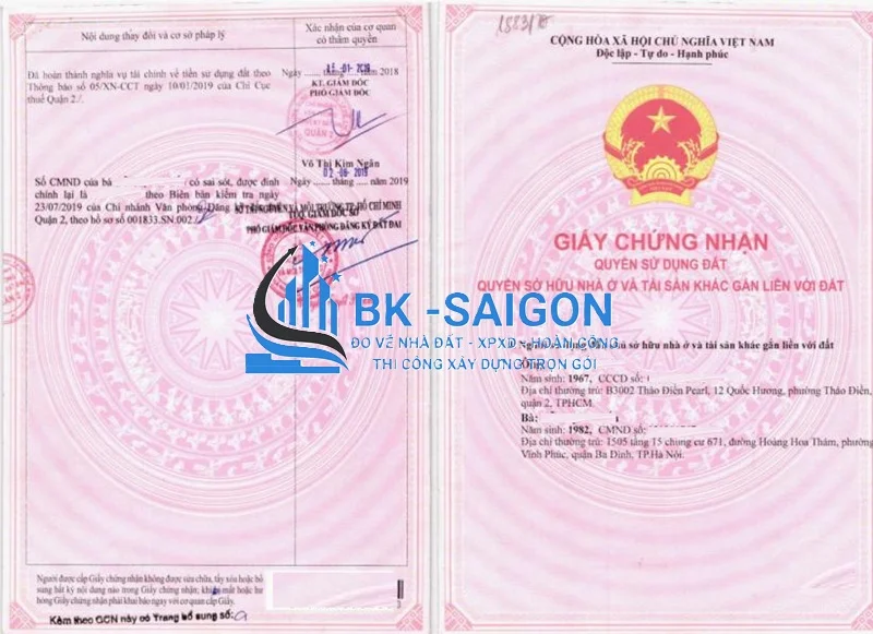 Dịch vụ hoàn công nhà ở Quận 5 trọn gói – BK-Saigon