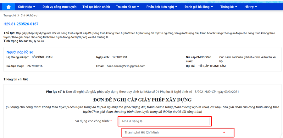 xin giấy phép xây dựng Phường Thủ Đức