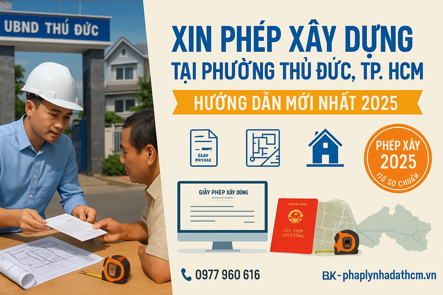 xin giấy phép xây dựng Phường Thủ Đức