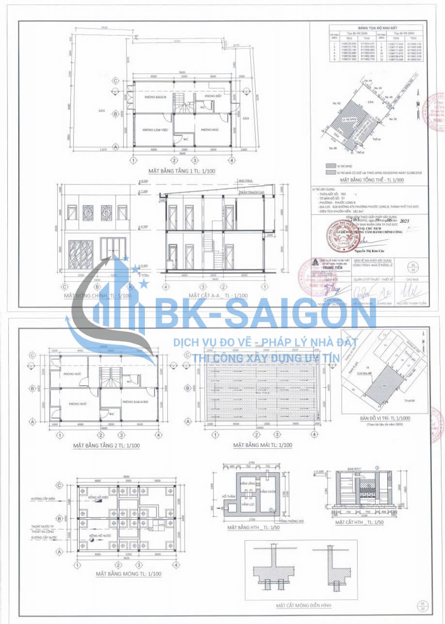 xin giấy phép xây dựng Phường Long Bình