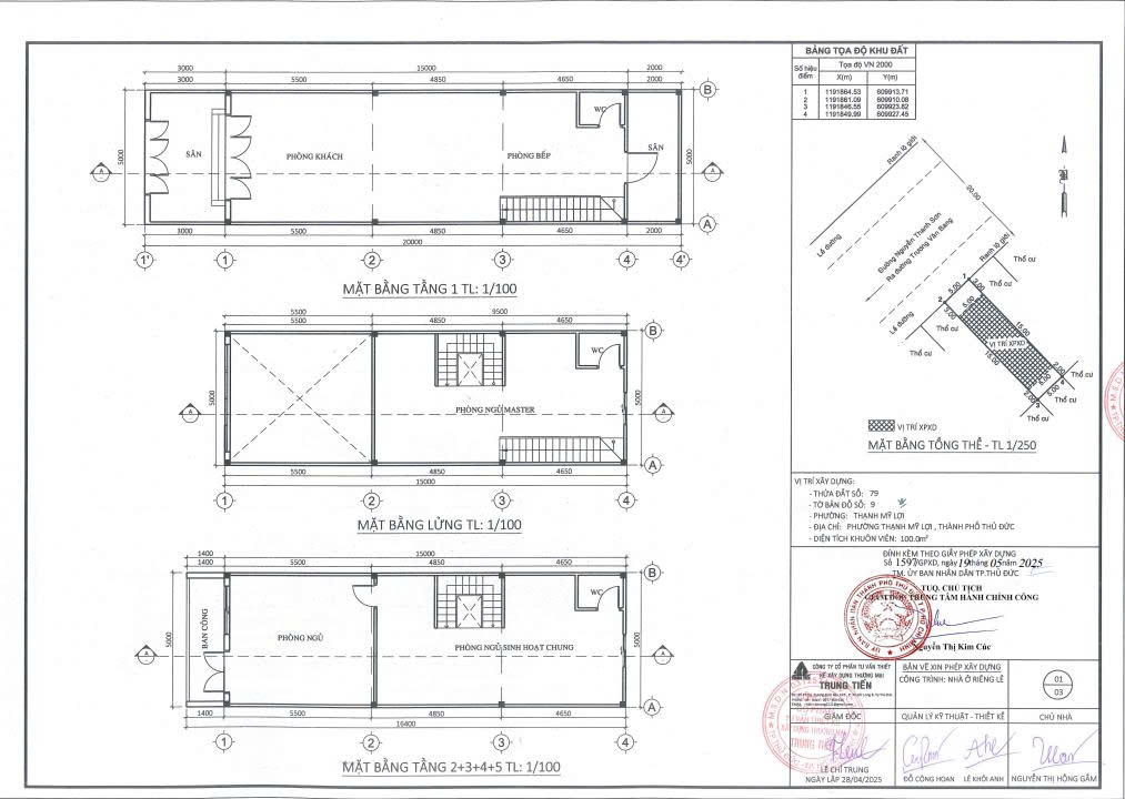 Hồ sơ hoàn công nhà ở riêng lẻ