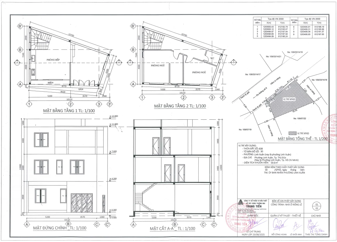 Xin giấy phép xây dựng phường Tân Thuận, Tp. HCM