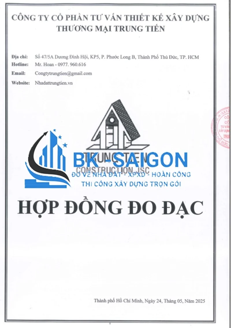 công ty đo đạc nhà đất phường Tam Bình