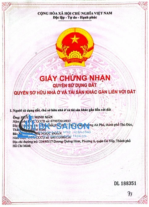 Chi phí làm sổ đỏ, sổ hồng lần đầu 2026
