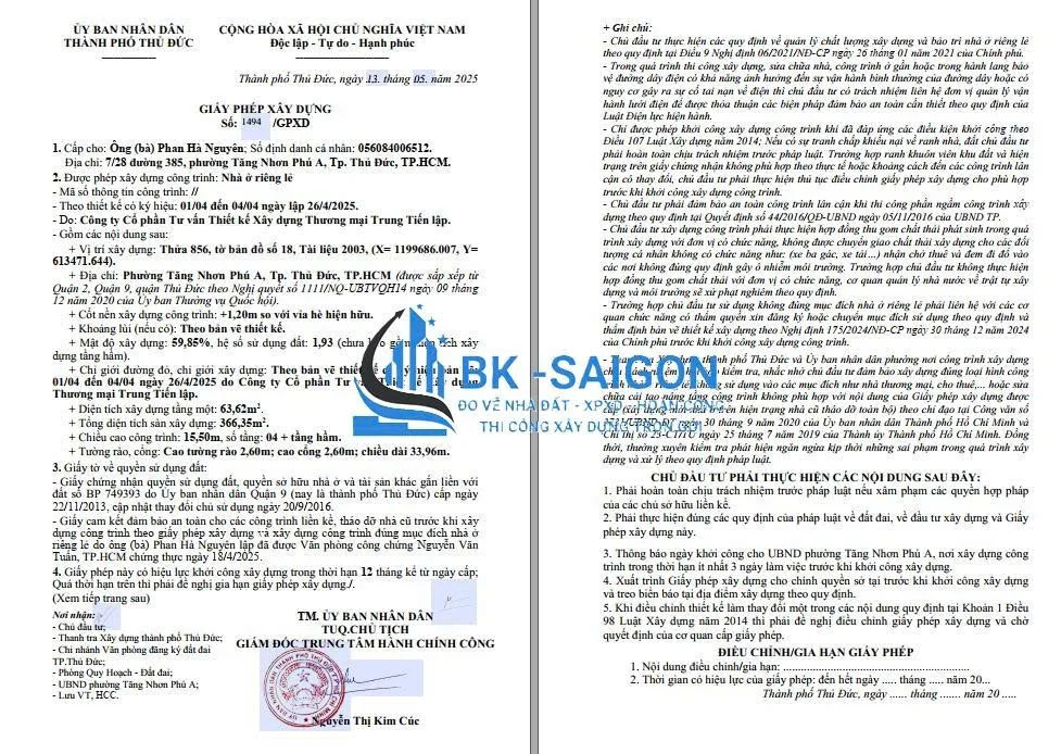 hồ sơ xin giấy phép xây dựng cần những gì