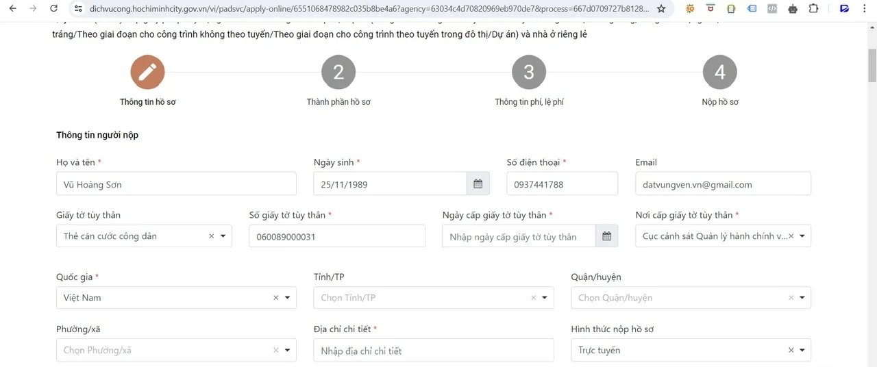 Cấp phép xây dựng Quận Gò Vấp, TpHCM