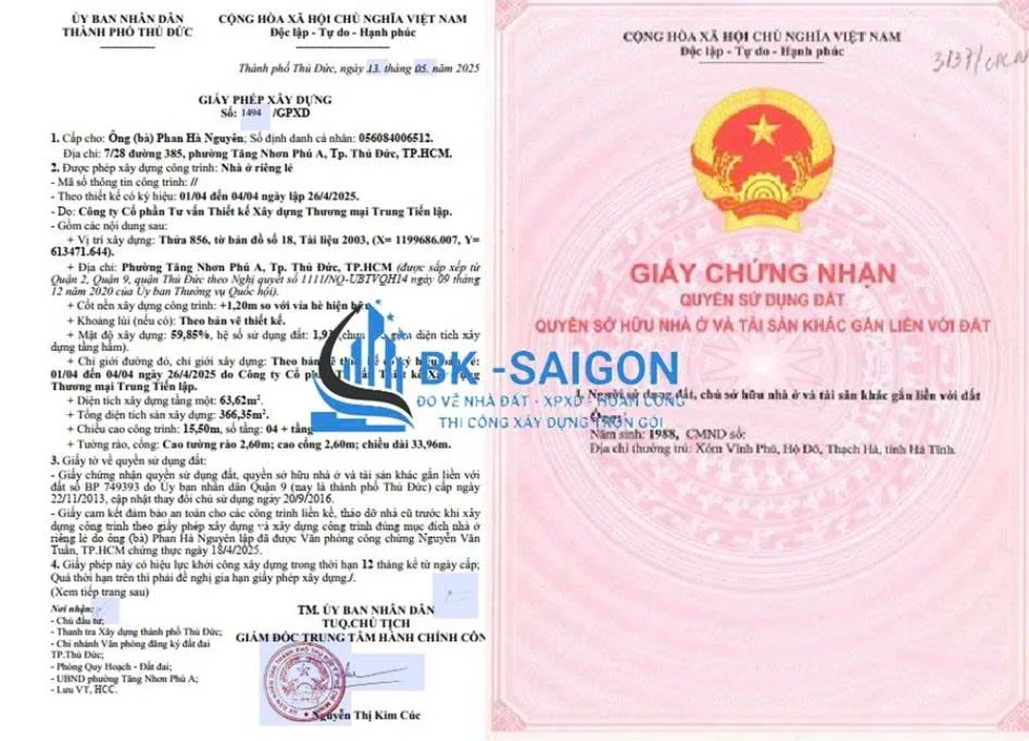 Dịch vụ hoàn công nhà ở quận Gò Vấp