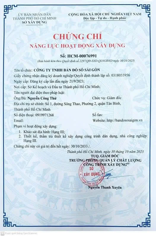 điều kiện cấp giấy phép xây dựng Tp.HCM