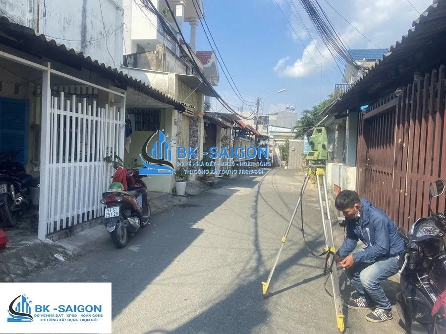 Đo vẽ hoàn công nhà ở phường An Hội Tây, TPHCM