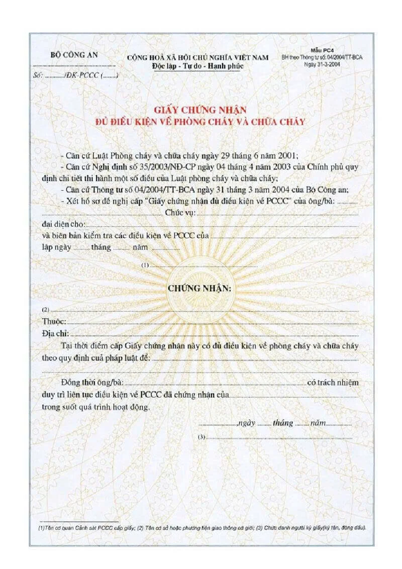 Dịch vụ làm hồ sơ PCCC tại Tp. HCM