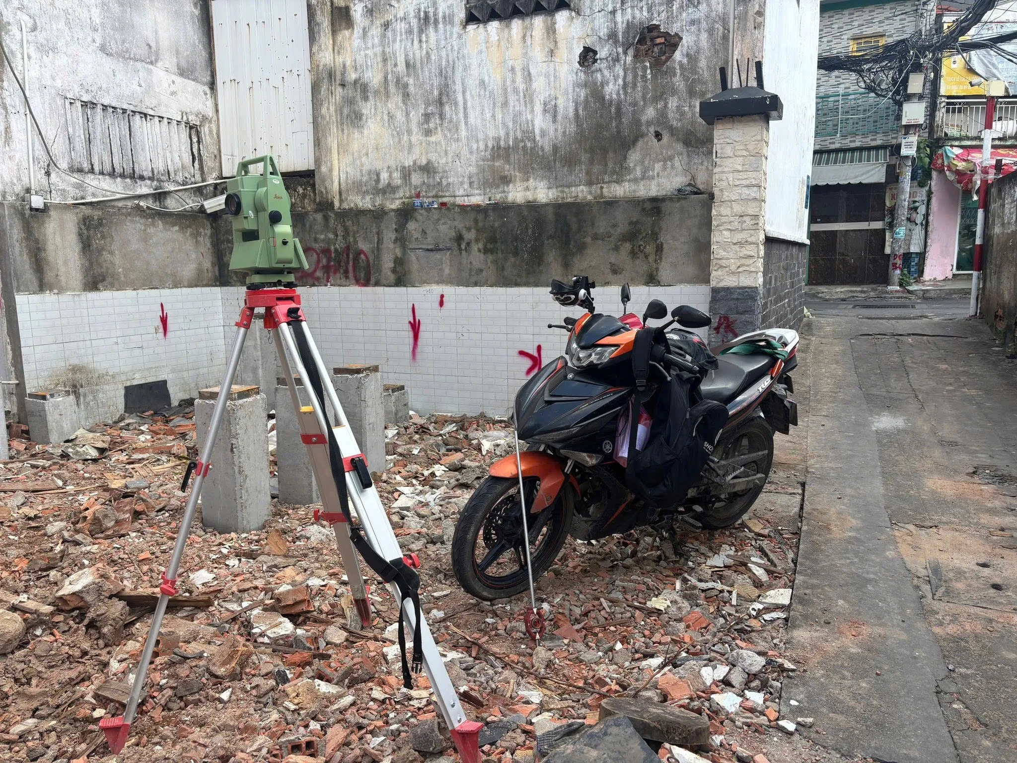 Đo vẽ hoàn công nhà ở phường Bình Đông, Tp. HCM