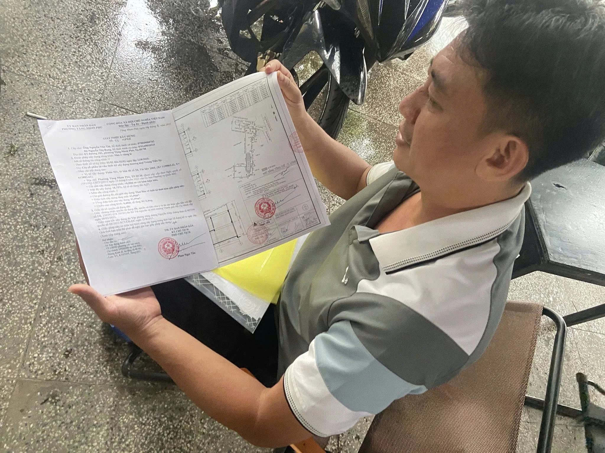 Đo vẽ hoàn công nhà ở phường Bình Đông, Tp. HCM