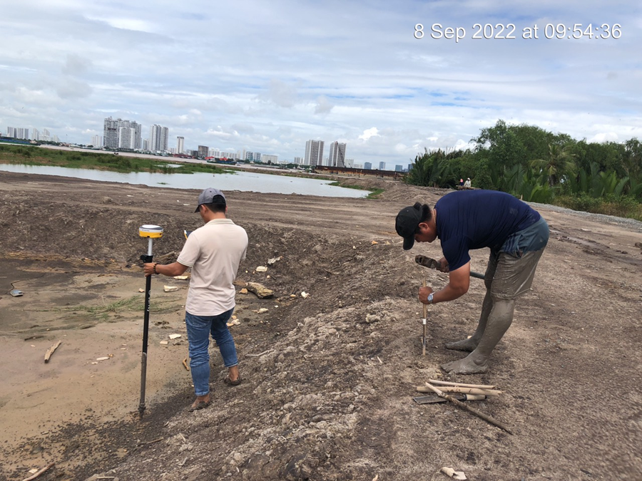 Đo đạc định vị ranh giới đất
