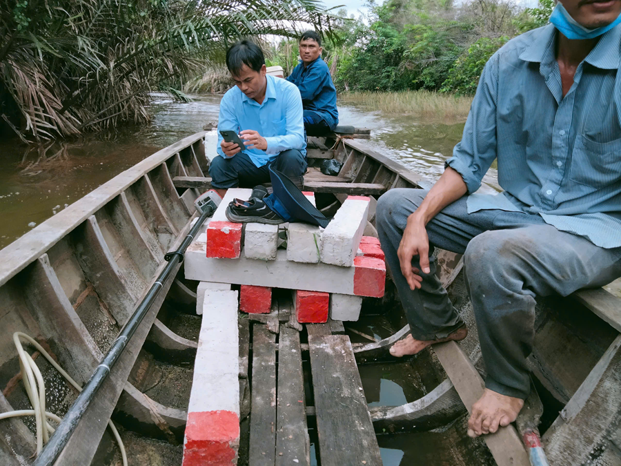 Đo đạc cắm ranh giới đất