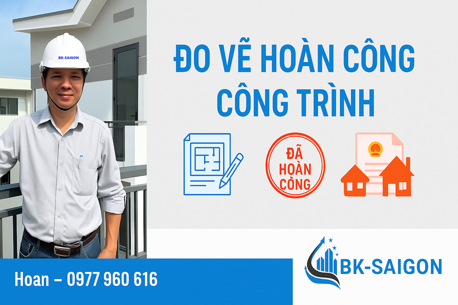 Đo Vẽ Hiện Trạng Phục Vụ Hoàn Công Công Trình Nhà Ở 