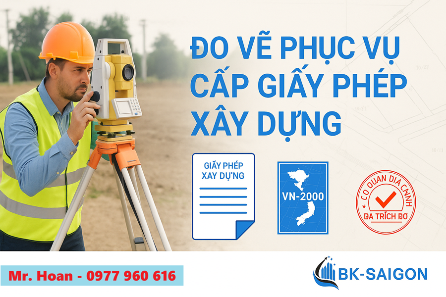 Đo Vẽ Hiện Trạng Nhà Đất Phục Vụ Xin Phép Xây Dựng 