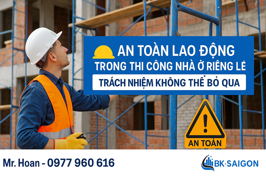 An Toàn Lao Động Trong Thi Công Nhà Ở Riêng Lẻ
