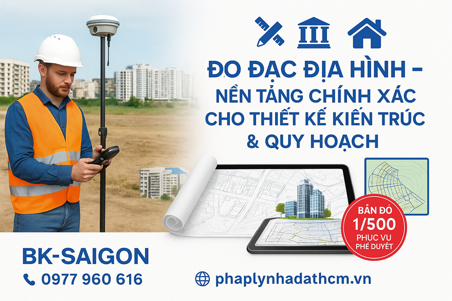 Dịch Vụ Đo Đạc Địa Hình Phục Vụ Thiết Kế Kiến Trúc & Quy Hoạch