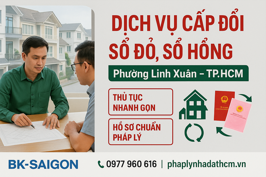 Dịch vụ đo vẽ cấp đổi sổ đỏ, sổ hồng phường Linh Xuân