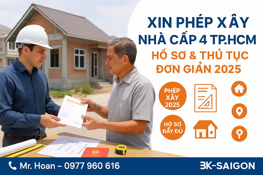 Hồ Sơ Xin Phép Xây Dựng Nhà Cấp 4 Tại TP. Hồ Chí Minh 