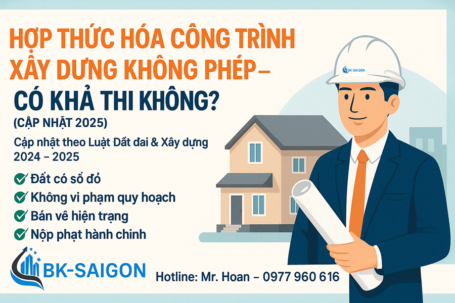 Hợp Thức Hóa Công Trình Xây Dựng Không Phép 