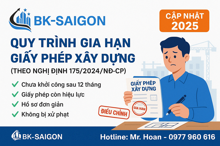 Quy Trình Gia Hạn Giấy Phép Xây Dựng Theo Nghị Định 175/2024/NĐ-CP 