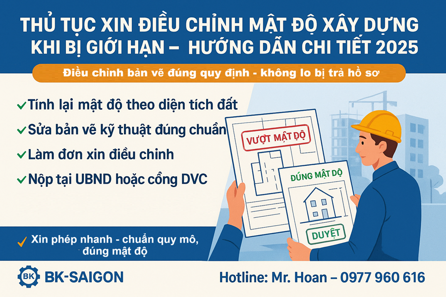Thủ Tục Xin Điều Chỉnh Mật Độ Xây Dựng Khi Bị Giới Hạn 