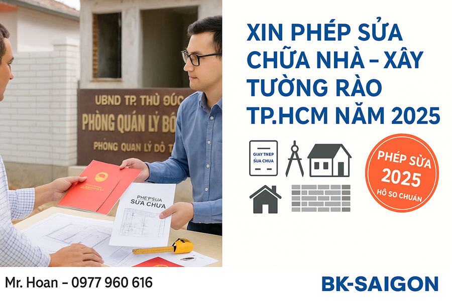 Thủ Tục Xin Phép Xây Dựng Tường Rào, Sửa Chữa Nhà Cũ Tại TP.HCM