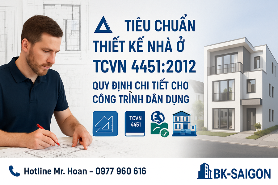 Tiêu Chuẩn Thiết Kế Nhà Ở TCVN 4451:2012 
