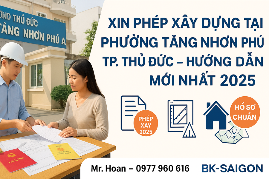 Xin Phép Xây Dựng Tại Phường Tăng Nhơn Phú A, TP. Thủ Đức 