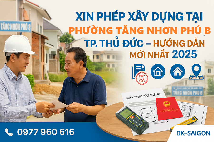 Xin Phép Xây Dựng Tại Phường Tăng Nhơn Phú B