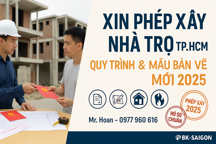 Xin Phép Xây Nhà Trọ, Nhà Cho Thuê Tại TP. Hồ Chí Minh 