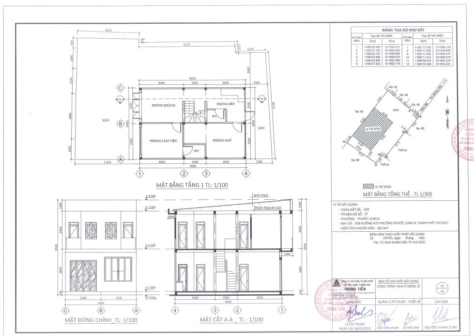 Xin giấy phép xây dựng nâng tầng Quận 12