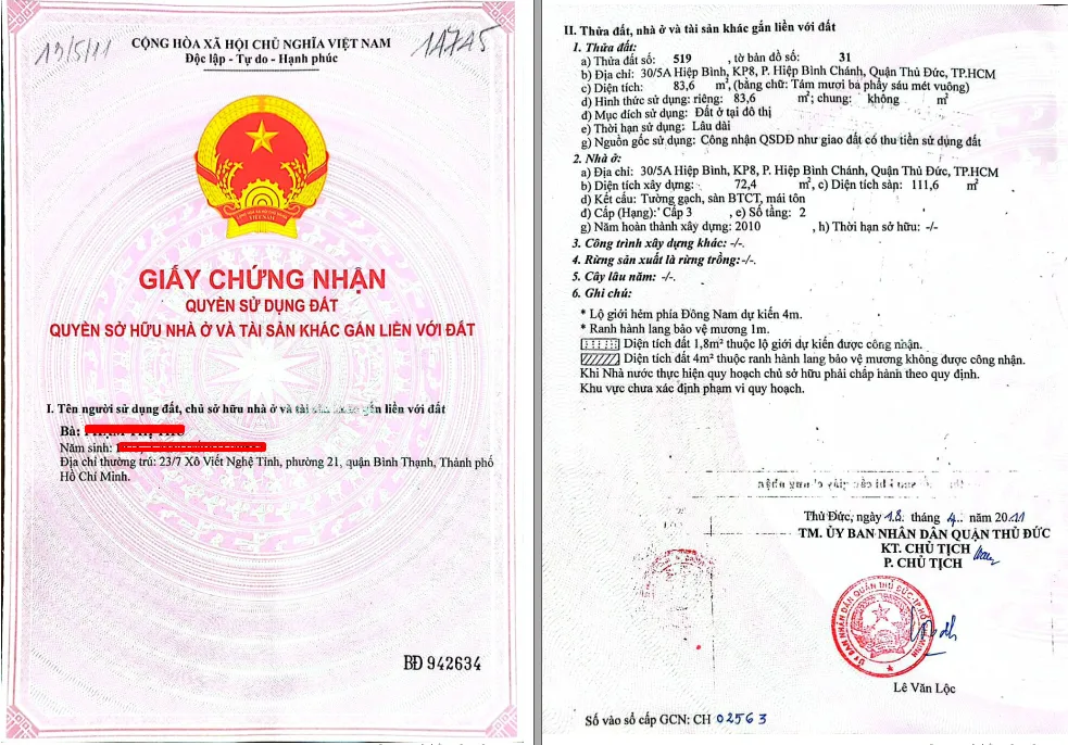 XIN GIẤY PHÉP XÂY DỰNG TP. THỦ ĐỨC