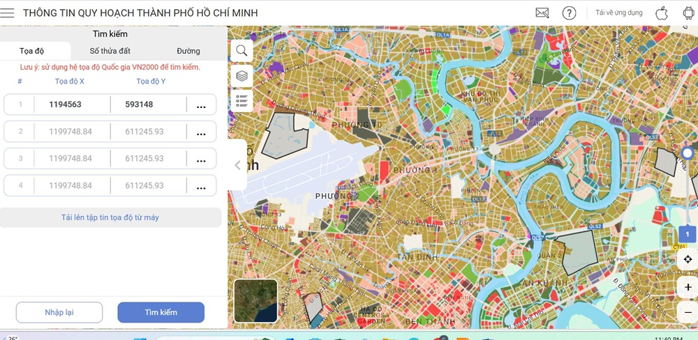 Dịch vụ kiểm tra quy hoạch Quận 7, TP. HCM