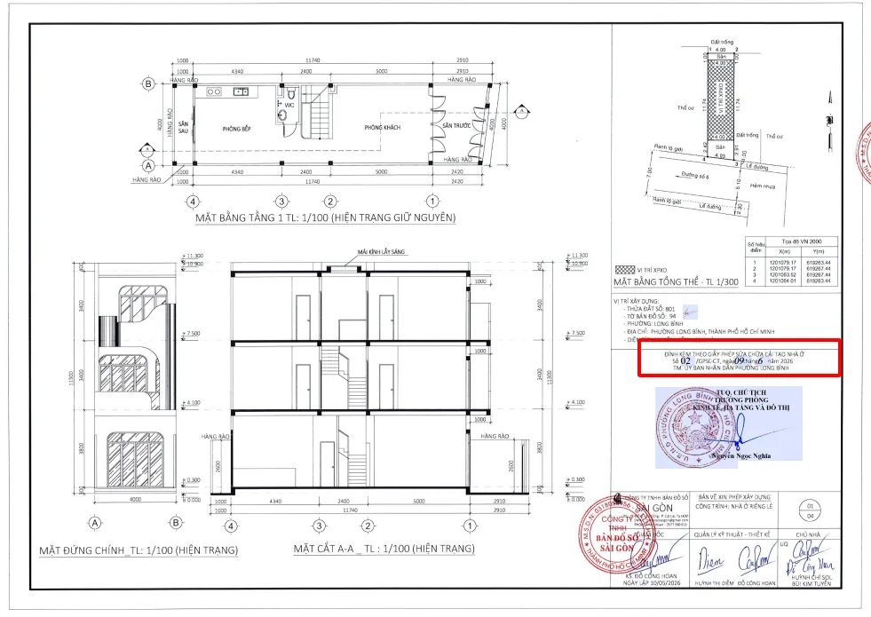 Hồ sơ xin giấy phép xây dựng Tp. Thủ Đức năm 2026