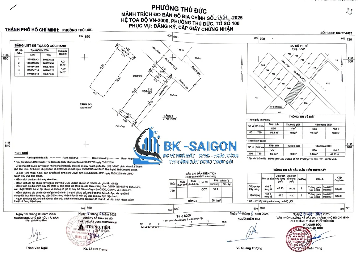 Dịch vụ xin cấp chứng nhận số nhà trước khi hoàn công tại Tp. HCM